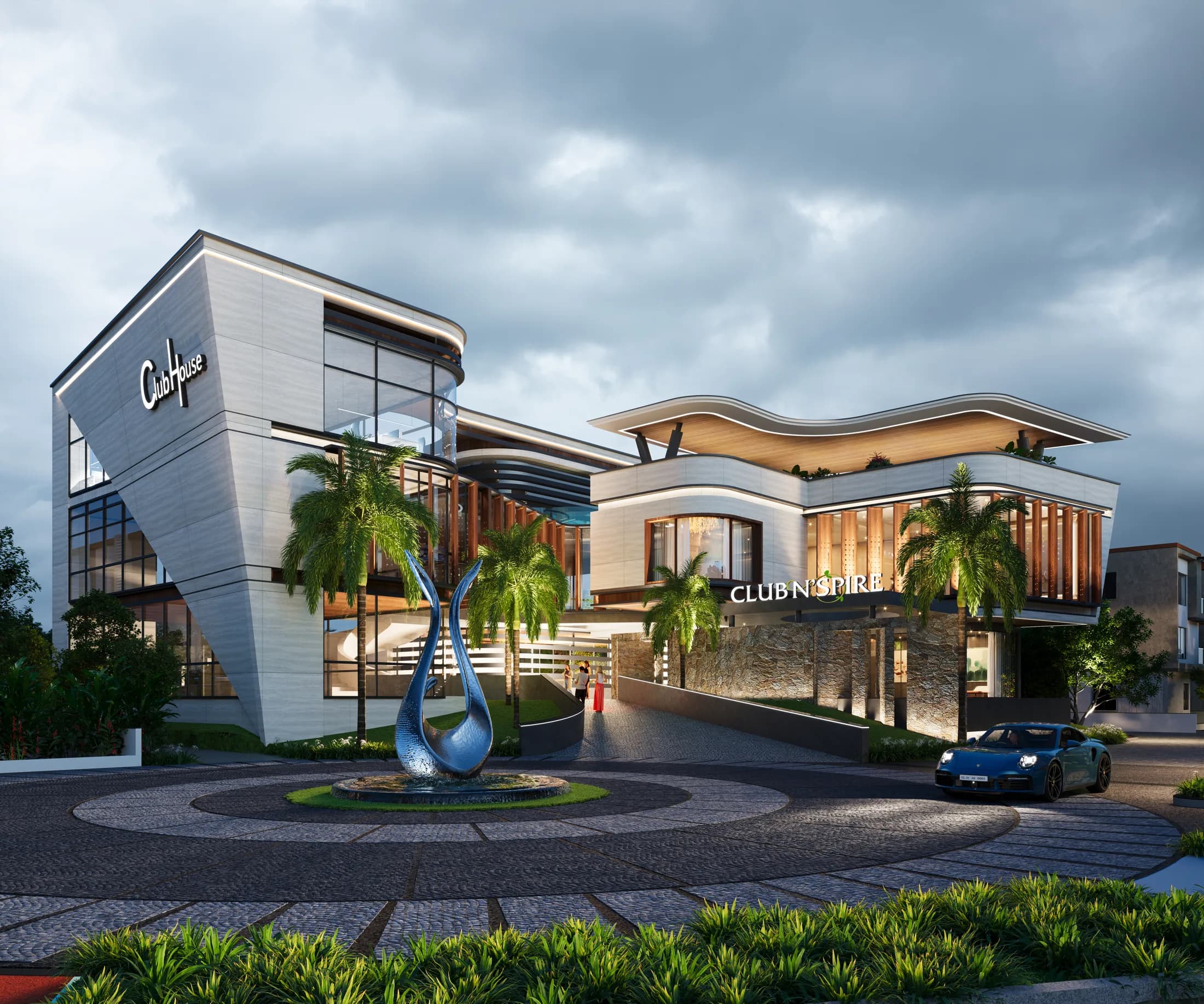 Club N’Spire clubhouse — artist’s impression