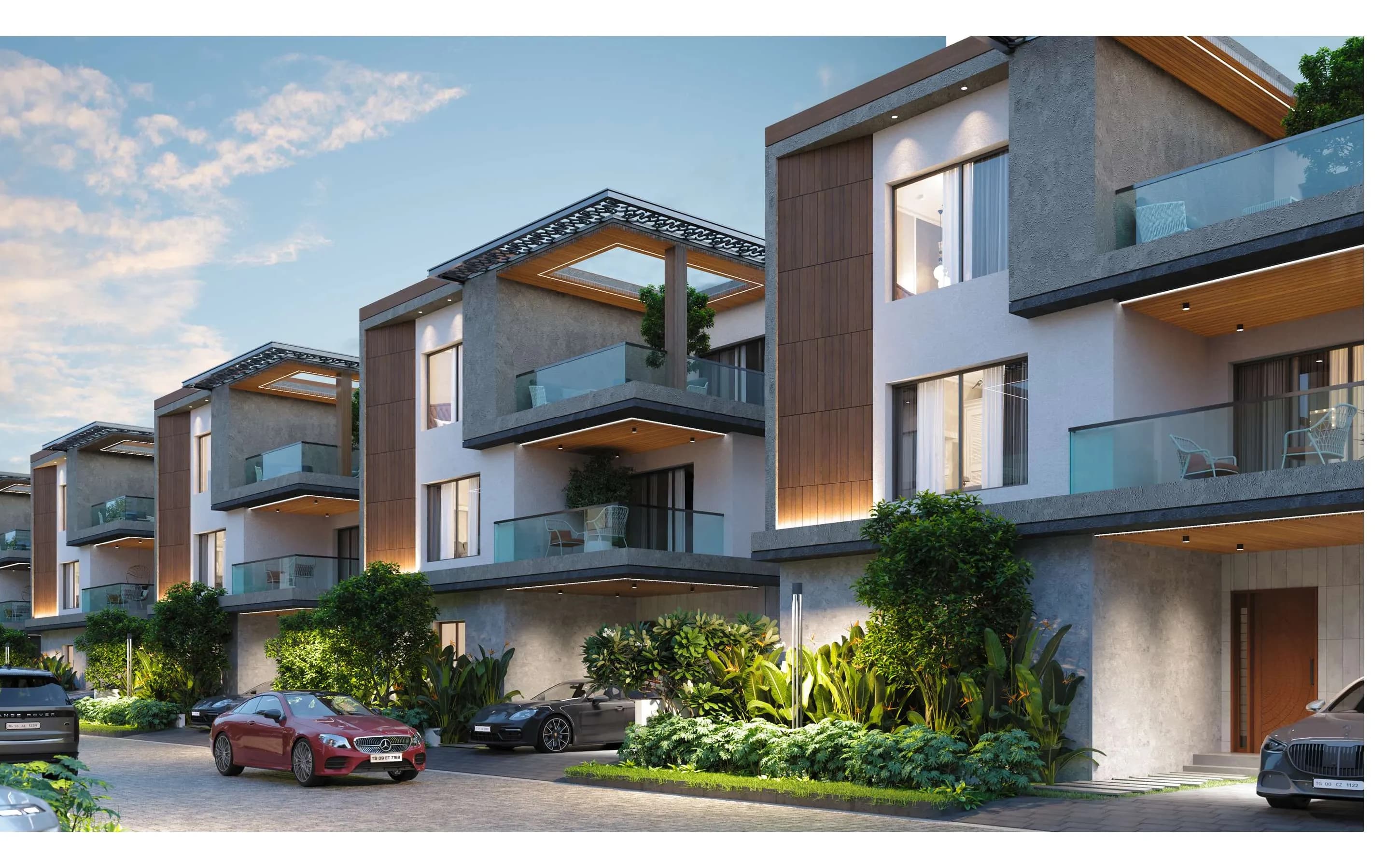 Nisarga villas — golden hour